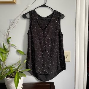 Eddie Bauer Sleeveless Blouse Top -  Star pattern